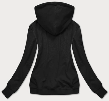 Damska bluza sportowa z kapturem czarna (n4596)