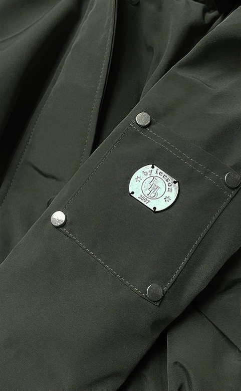 Damska parka z futrzaną podszewką army (m-21506)