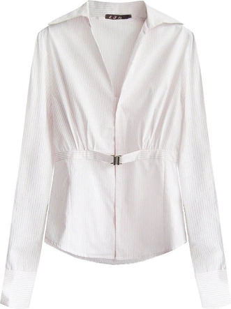 KLASYCZNA KOSZULA BIAŁO-CZERWONA (1139)