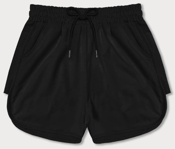 Sportowe spodenki damskie czarne (8K951-3)