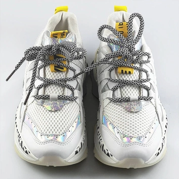 Damskie sneakersy panterka białe (bx1827-sp)