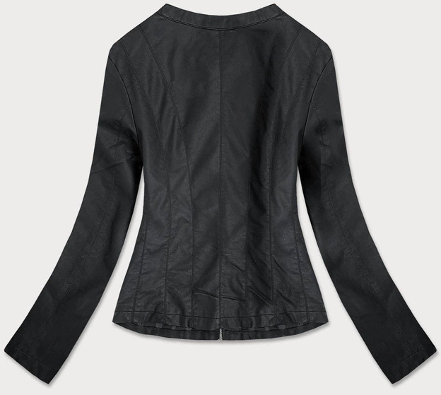 MATOWA RAMONESKA Z EKOSKÓRY CZARNA (TD8116)