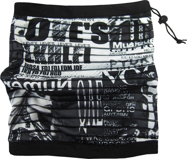 KOMIN Z NADRUKAMI 2W1 CZARNY (2009)