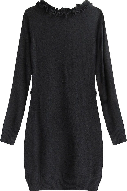 SWETERKOWA SUKIENKA CZARNA (1572)