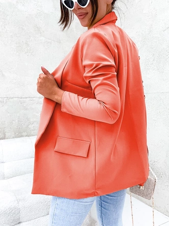 Klasyczna marynarka damska koralowa (8259)