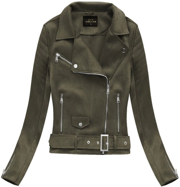 ZAMSZOWA RAMONESKA Z KLAMRĄ KHAKI (6002)