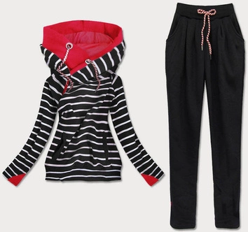 DRES DAMSKI W PASKI CZARNY (AMG739A)