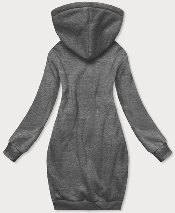 Długa bluza dresowa ciemnoszara (YS10005-5)