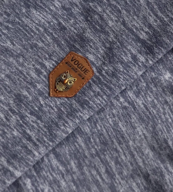 BLUZA Z KOLOROWYM SUWAKIEM GRANATOWA (391)