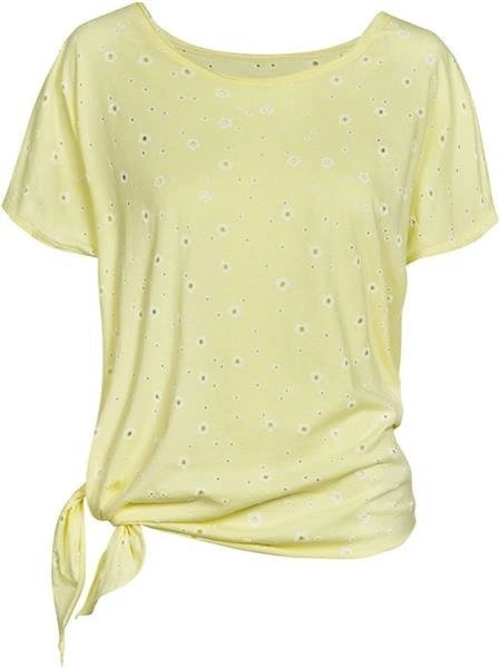 ASYMETRYCZNY T-SHIRT ŻÓŁTY (T619)
