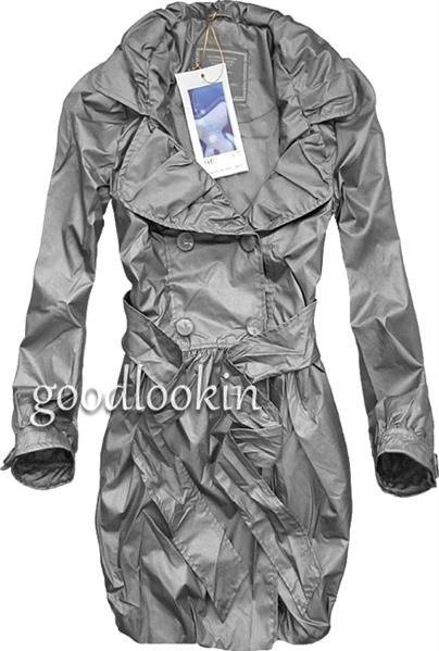 PŁASZCZ GOLDMAR SREBRNY CIEMNY (11W05)