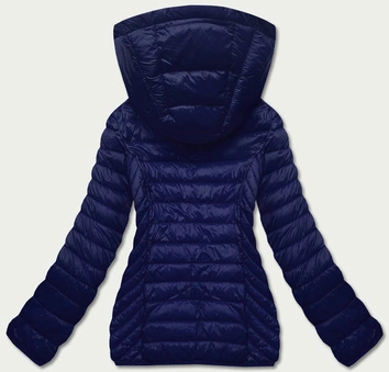 Przejściowa pikowana kurtka damska granatowa (5m783-215)