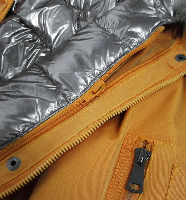 ZIMOWA KURTKA DAMSKA 3 W 1 ŻÓŁTA (B9558-7)