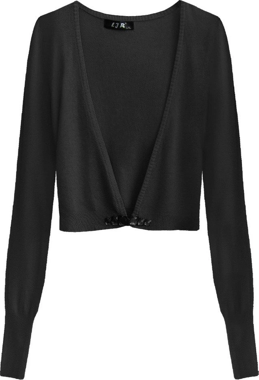 KRÓTKI ZDOBIONY SWETEREK CZARNY (1550)