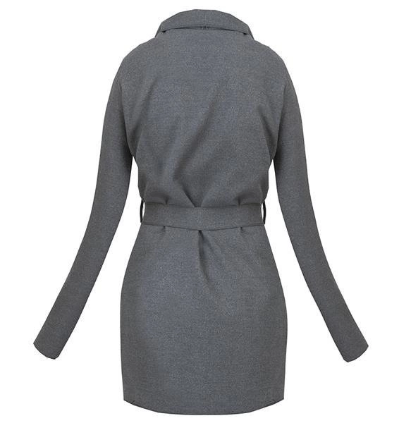 NARZUTKA Z PASKIEM WATERFALL GRAFITOWA (NA125)