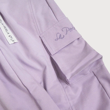 BAWEŁNIANY DRES DAMSKI LA PERLA LILAC (606ART)