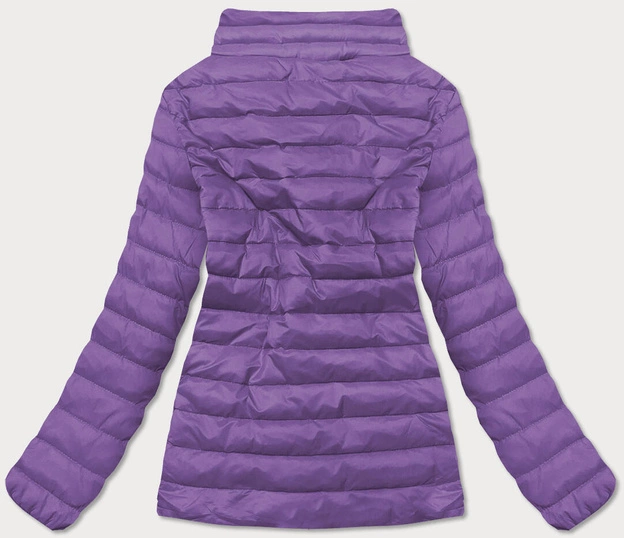 Lekka pikowana kurtka damska fioletowa (20311-35)