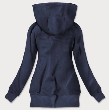 ROZPINANA BLUZA Z KIESZENIAMI GRANATOWA (629)