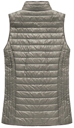 PIKOWANY BEZRĘKAWNIK Z KAPTUREM CAPPUCCINO (B1067-30)