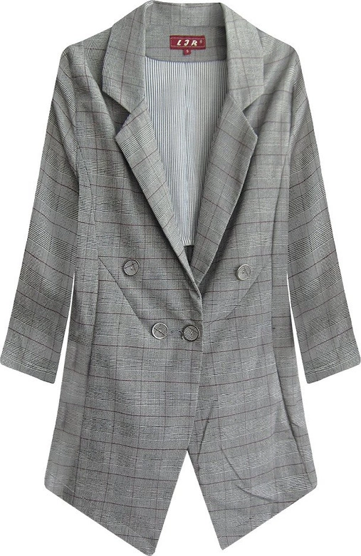 MARYNARKA W KRATKĘ SZARA (1290/6)