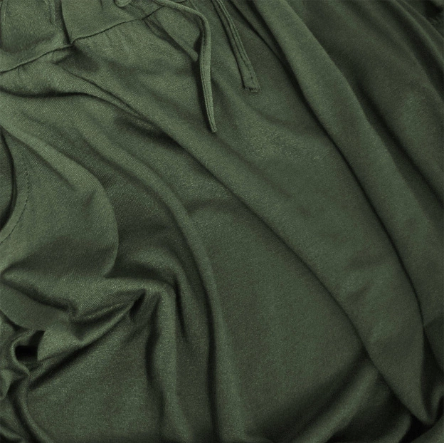 DŁUGA SPÓDNICA W GUMKĘ KHAKI (595ART)