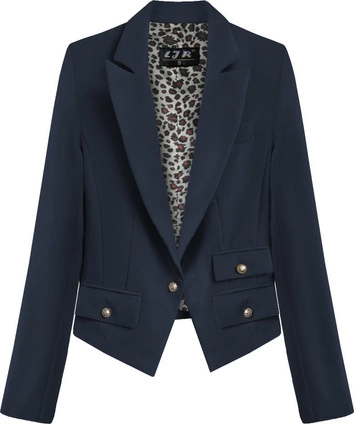 MARYNARKA Z GUZIKAMI GRANATOWA (8193/2)