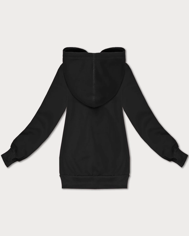 Rozpinana bluza damska z kapturem S'West czarna (B-12#)