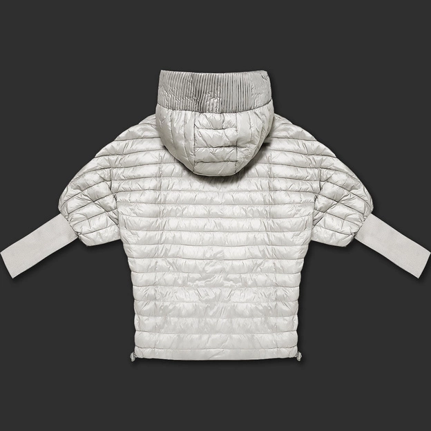 Damska kurtka nietoperz Minority ecru (P3-6913-12)