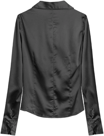 SATYNOWA KOSZULA CZARNA (X1065X)