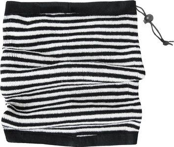 KOMIN W PASKI 2W1 CZARNO-BIAŁY (X2002X)