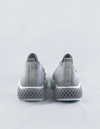 Ażurowe sneakersy damskie szare (jy21-2)