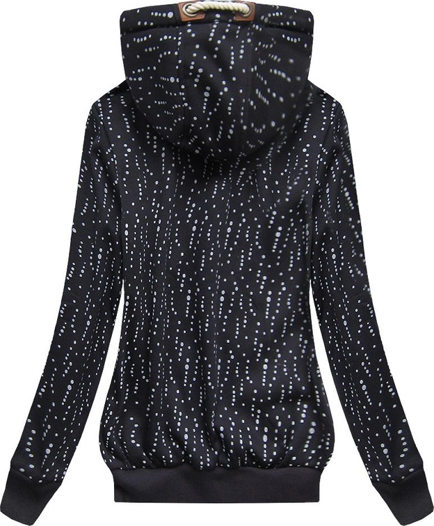 BLUZA W NIEREGULARNE KROPKI GRANATOWA (1915)