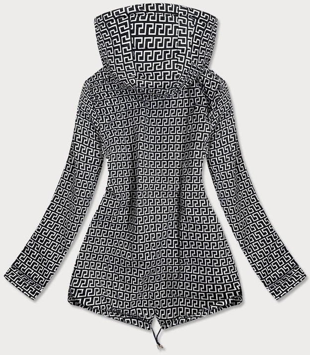 DWUSTRONNA KURTKA DAMSKA GRANATOWO-BIAŁA (W507)