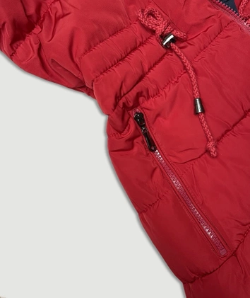 Przejściowa dwustronna kurtka damska J Style granatowo-czerwona (16M9159-215)