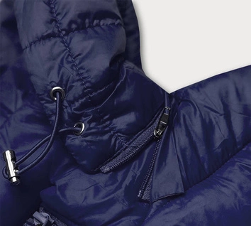 Przejściowa pikowana kurtka damska ciemny granat (23M9001-221)