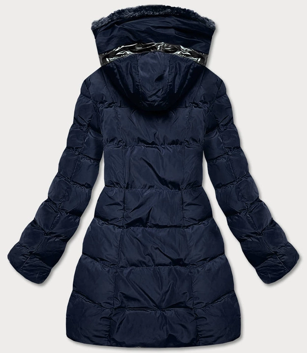 WODOODPORNA ZIMOWA KURTKA DAMSKA GRANATOWA (M-231)