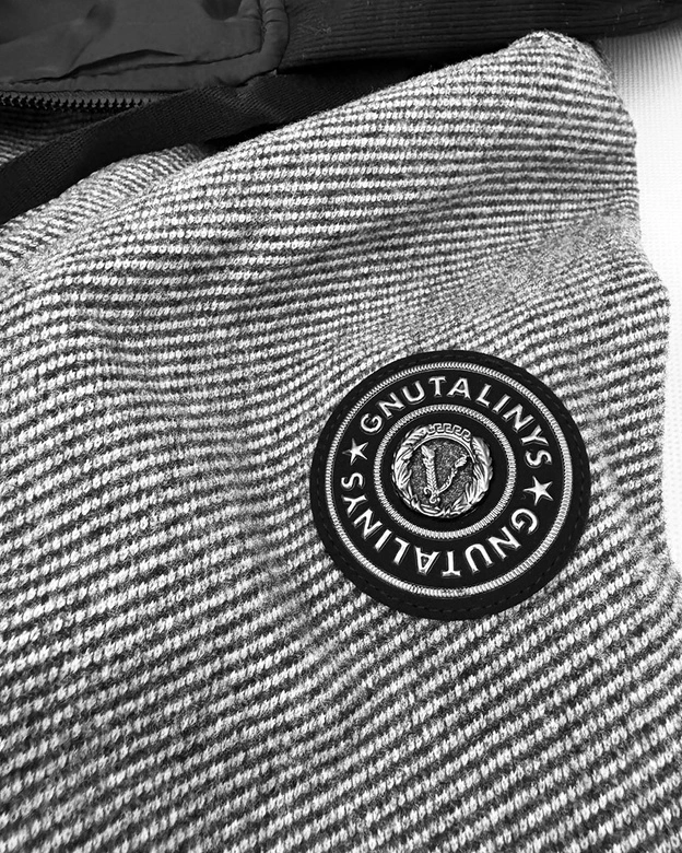 Cienka kurtka damska na podszewce S'West czarna-paseczki (B8541-1)