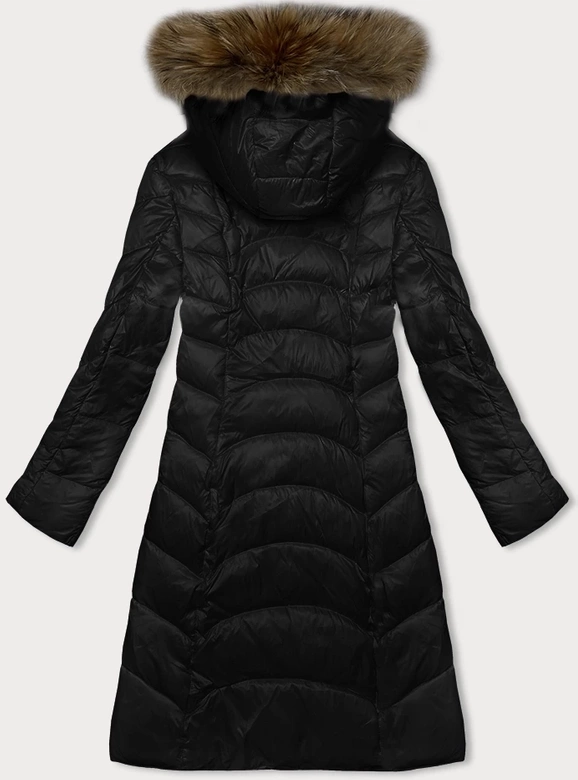 Przejściowa pikowana kurtka damska Glakate czarna (LU-2201)