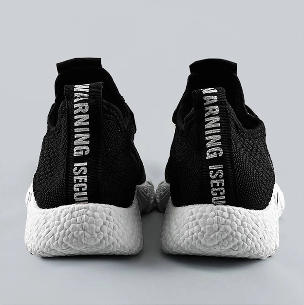 Miękkie buty sportowe damskie czarne (blx-002)