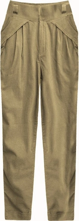 SPODNIE SZTRUKSOWE BEŻOWE (2218/1)