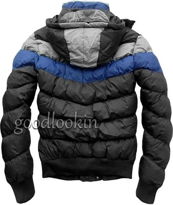 CZARNA KURTKA ZIMOWA GO START (7832)