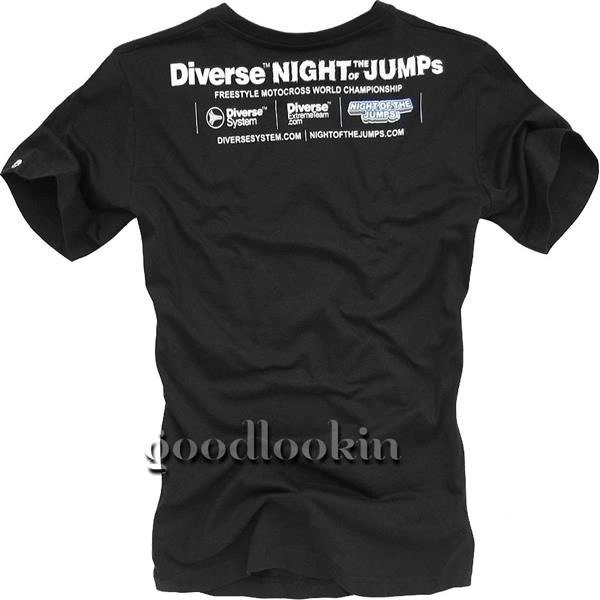 T-SHIRT DIVERSE CZARNY (ATLANTA NOTJ 01)