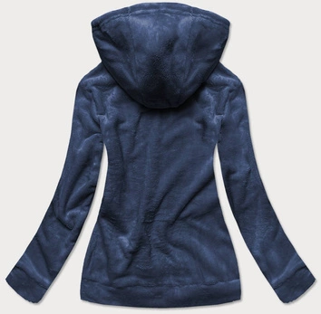 Pluszowa damska bluza granatowa (hh033-50)