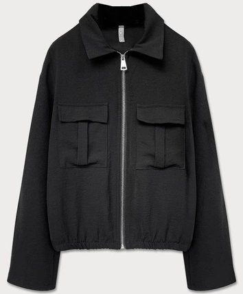 KRÓTKA NARZUTKA NA SUWAK CZARNA (21249)
