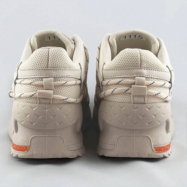 Damskie buty sportowe beżowe (s1115)