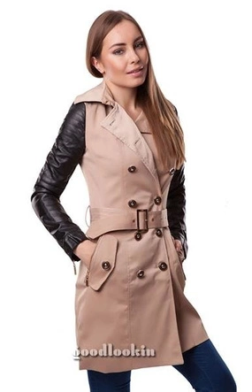 BEŻOWY TRENCZ ZAC&ZOE (CH018)