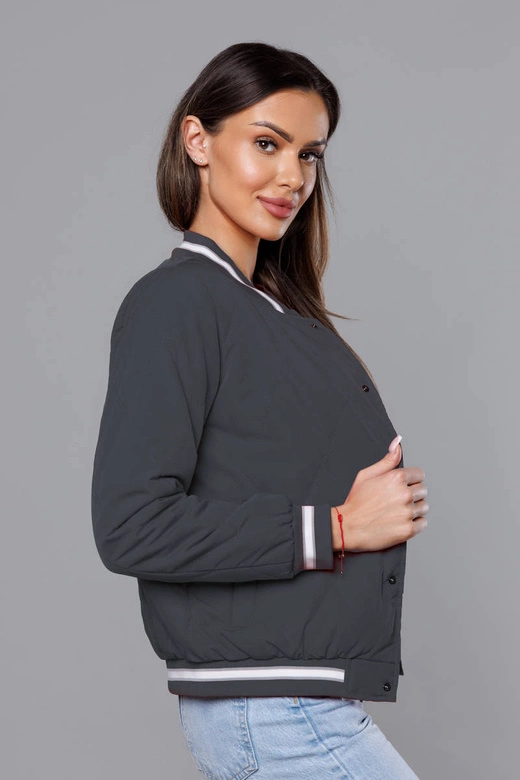 Kurtka damska bomberka grafitowa (16M9070-92)