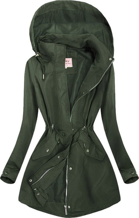 KURTKA TYPU PARKA KHAKI (XW02X)