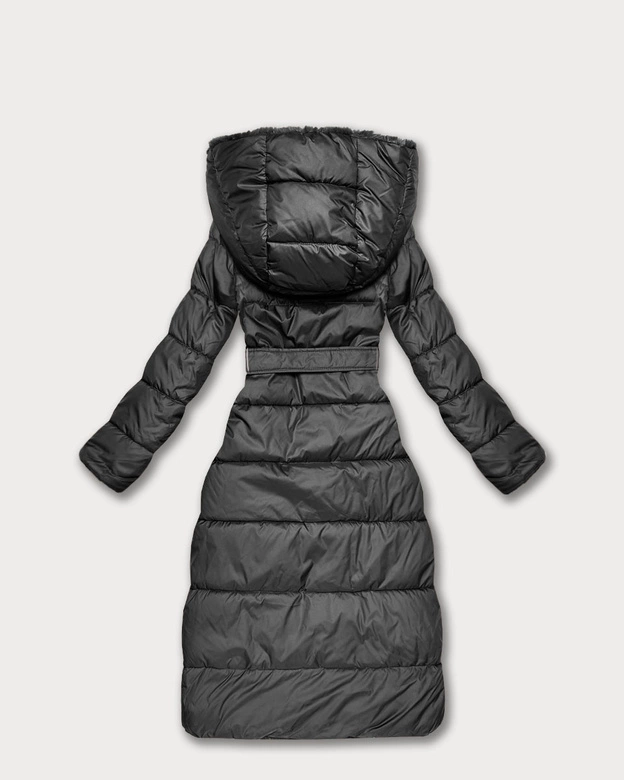 Zimowa kurtka dwustronna futerko Minority grafitowa (P3-6020-27)