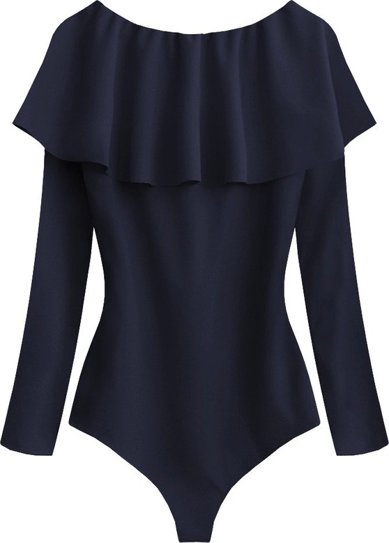 BODY Z DŁUGIM RĘKAWEM GRANATOWE 1 (539ART)